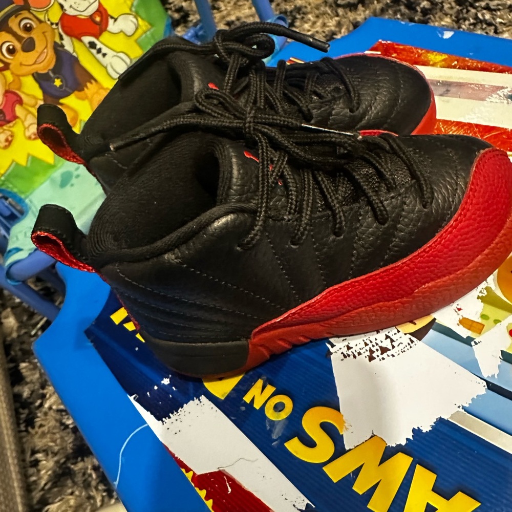 Jordan Kids Sneakers Black Red